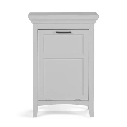 Cesta portabiancheria con mobiletto - Bianco