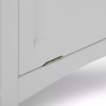 Cesta portabiancheria con mobiletto - Bianco