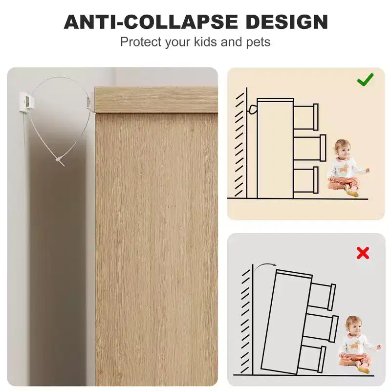 Cassettiera per camera da letto con 6 cassetti, comò in legno per armadio, mobile contenitore per corridoio, soggiorno e ufficio