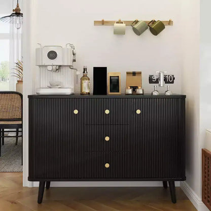 Credenza a buffet da 47 pollici con 3 cassetti e 2 ante