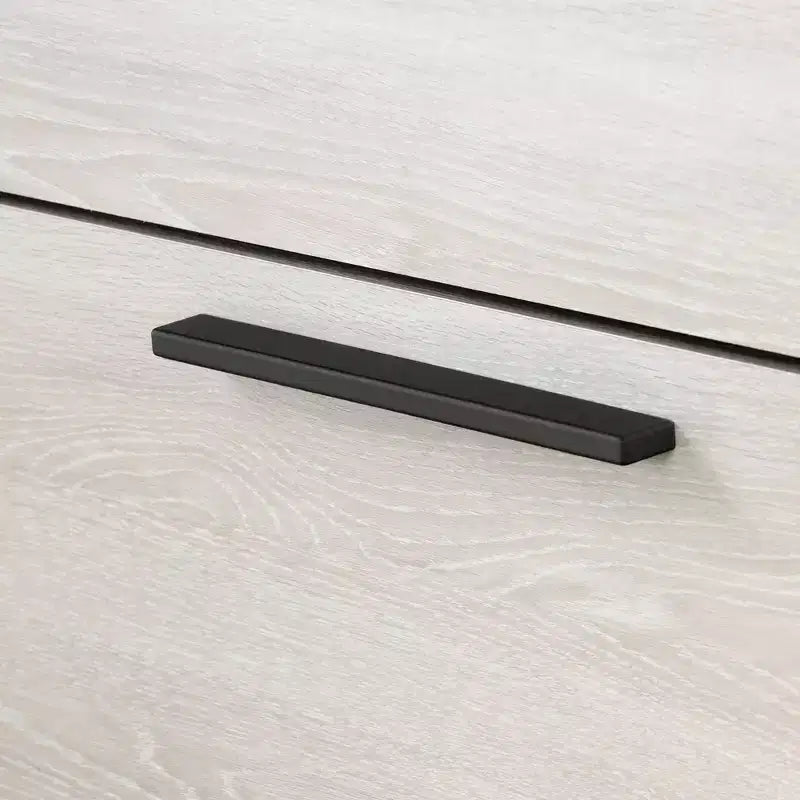 Comodino a 2 cassetti con guide metalliche