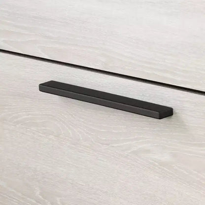 Comodino a 2 cassetti con guide metalliche