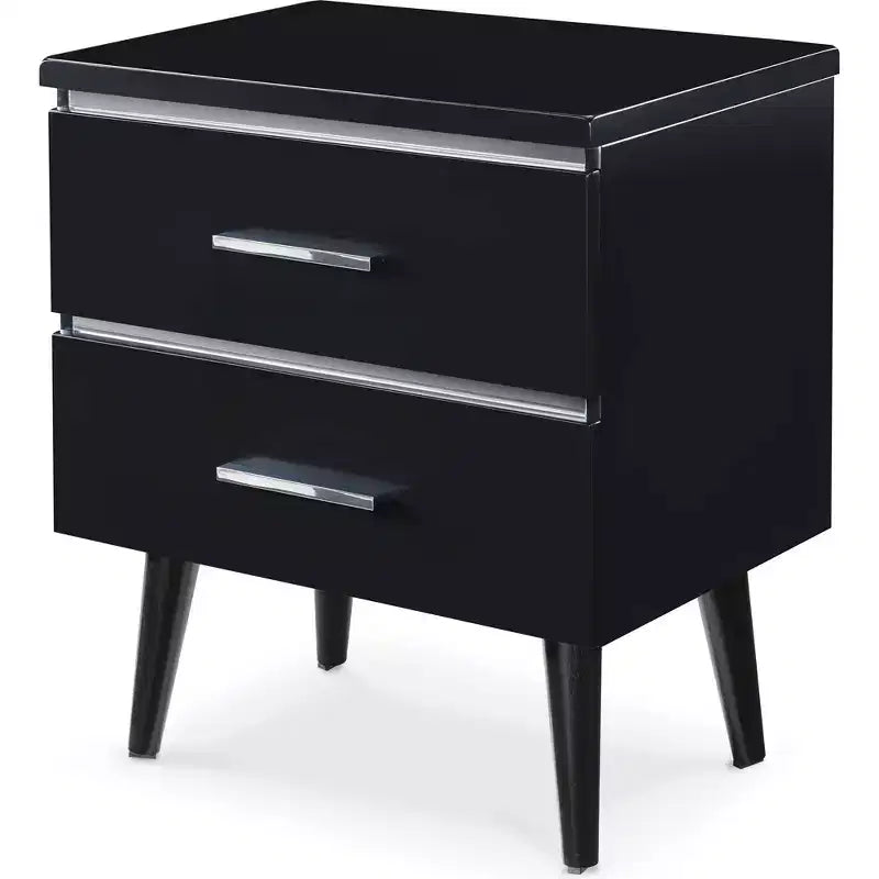 Comodino a 2 cassetti