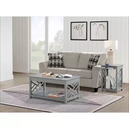 Tavolino da caffè e tavolino laterale 36 Middlebury con vassoio - Alaterre Furniture