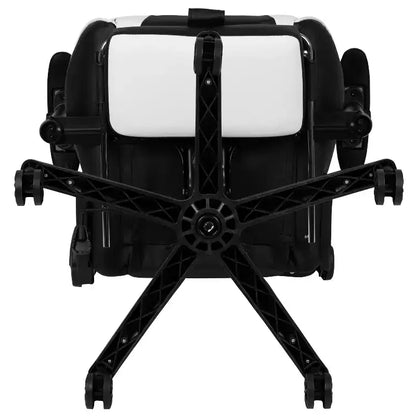 Sedia ergonomica da gaming da corsa con schienale reclinabile e poggiapiedi