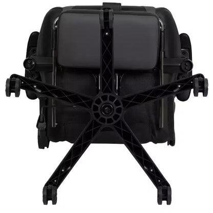 Sedia ergonomica da gaming da corsa con schienale reclinabile e poggiapiedi