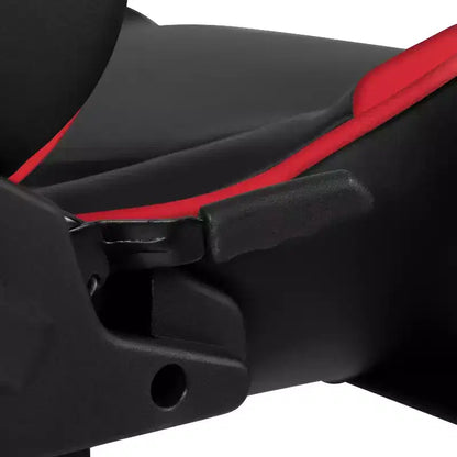 Sedia ergonomica da gaming da corsa con schienale reclinabile e poggiapiedi
